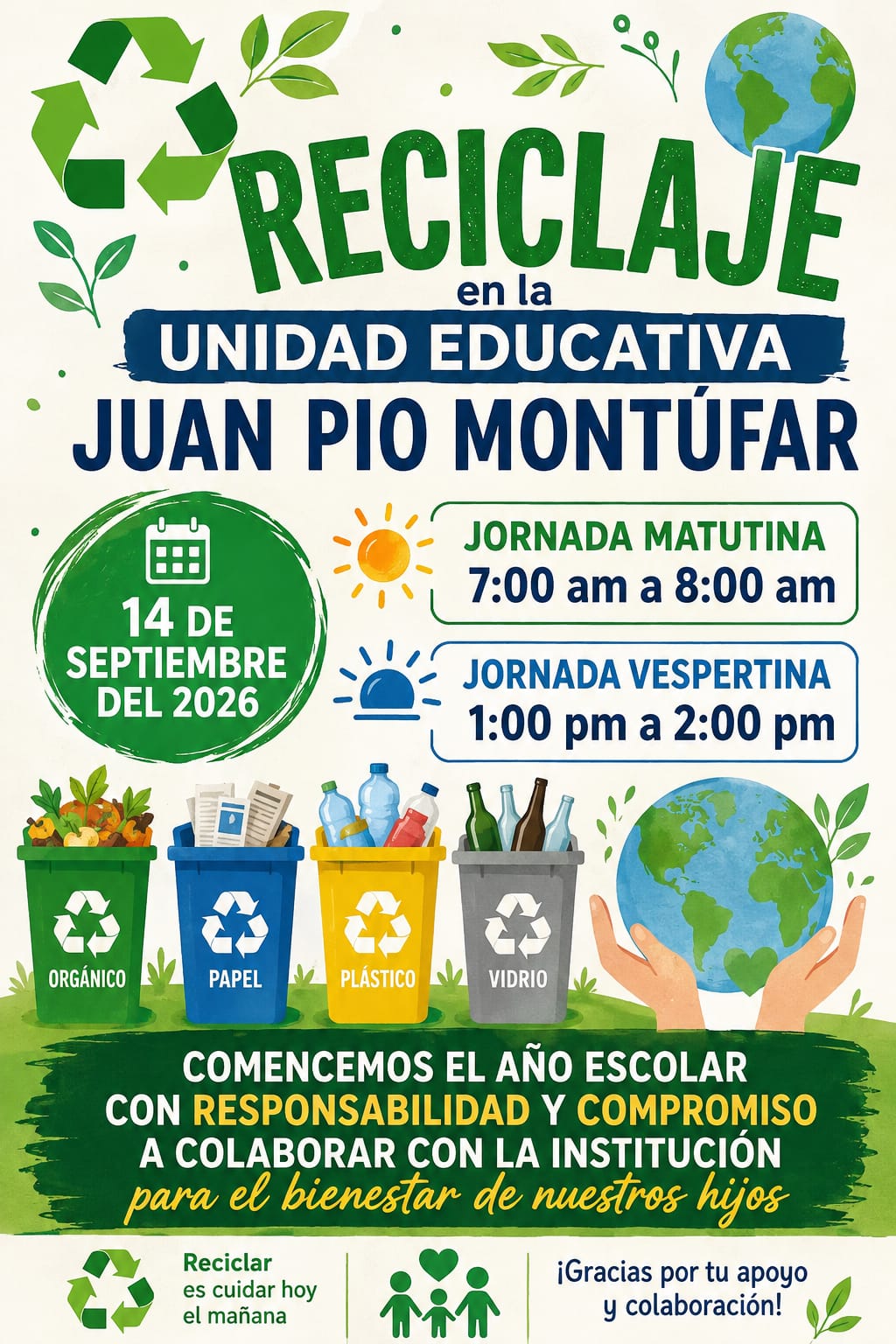 Campaña de Reciclaje - Colegio Réplica Montúfar